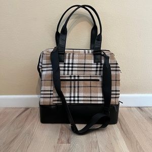 BEIS The Mini Weekender in Plaid